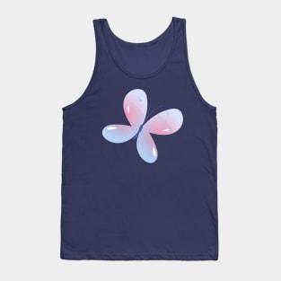 Cute Light blue butterfly Tank Top